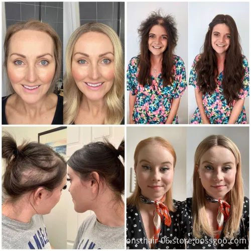 Women Hair Topper Piece Synthetic Hair 3 Clips In one piece Hair Extension long straight High Temperature Fiber
